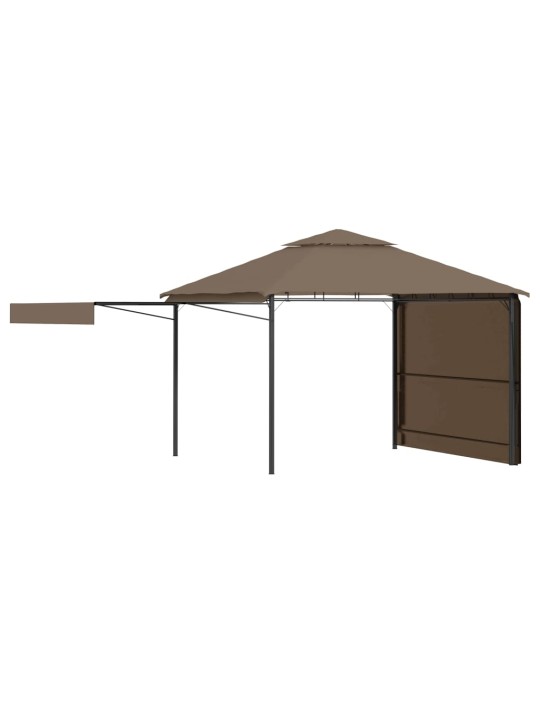 Nojume ar 2 izvelkamiem jumtiem, 3x3x2,75m, pelēkbrūna,180 g/m²