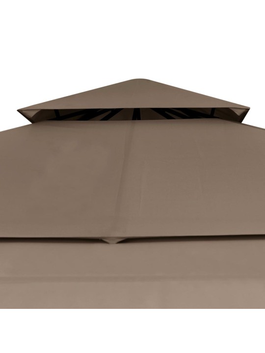 Nojume ar 2 izvelkamiem jumtiem, 3x3x2,75m, pelēkbrūna,180 g/m²