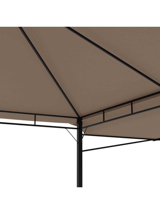 Nojume ar 2 izvelkamiem jumtiem, 3x3x2,75m, pelēkbrūna,180 g/m²