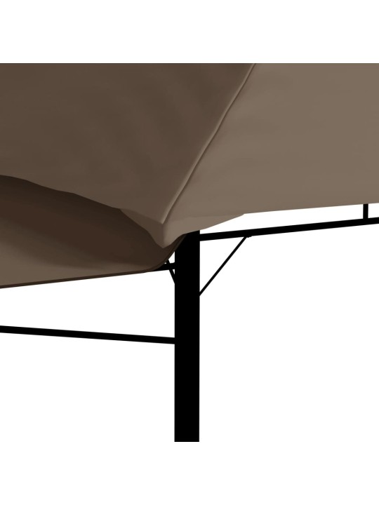 Nojume ar 2 izvelkamiem jumtiem, 3x3x2,75m, pelēkbrūna,180 g/m²