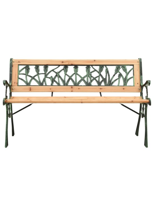Dārza sols, 122 cm, čuguns un egles masīvkoks
