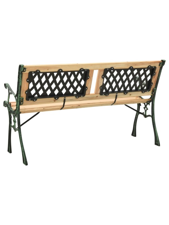 Dārza sols, 122 cm, čuguns un egles masīvkoks
