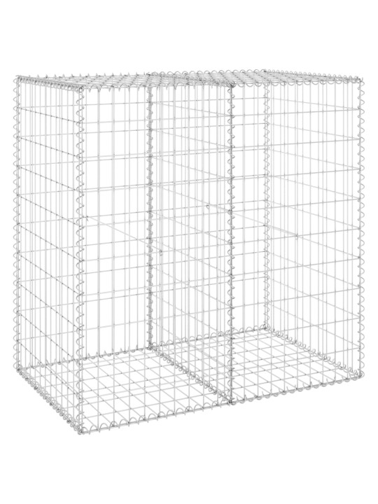 Gabions ar vāku, cinkots tērauds, 100x60x100 cm