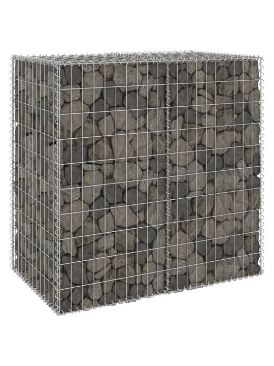 Gabions ar vāku, cinkots tērauds, 100x60x100 cm