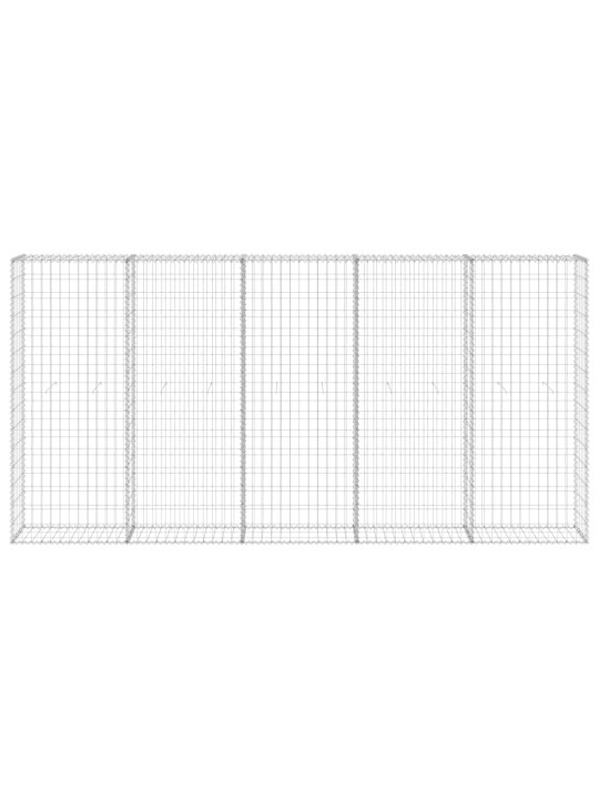 Gabions ar vāku, cinkots tērauds, 300x30x150 cm