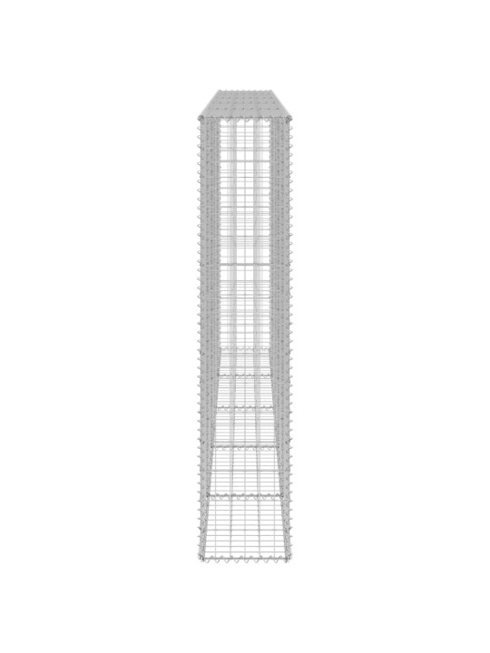 Gabions ar vāku, cinkots tērauds, 300x30x150 cm