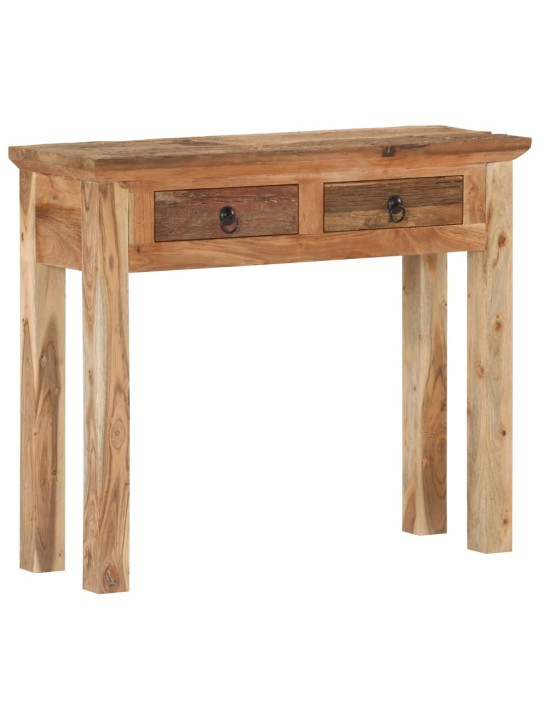 Konsoles galdiņš, 90,5x30x75 cm, akācija, pārstrādāts koks