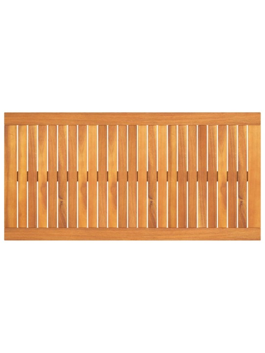 Kafijas galdiņš, 100x50x33 cm, akācijas masīvkoks