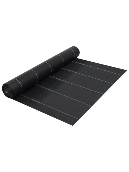 Augsnes pārsegs, pp, 2x25 m, melns