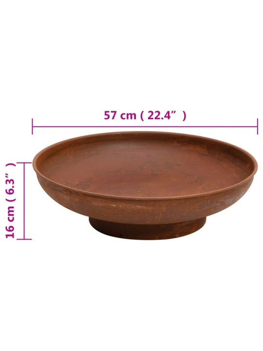 Ugunskura vieta, 57 cm, tērauds