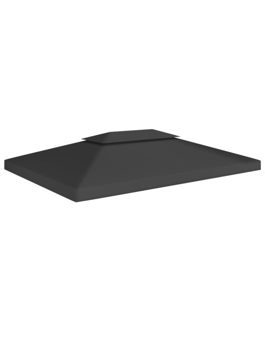 Nojumes jumta pārsegs, divdaļīgs, 310 g/m², 4x3 m, melns