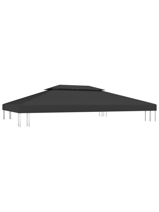 Nojumes jumta pārsegs, divdaļīgs, 310 g/m², 4x3 m, melns