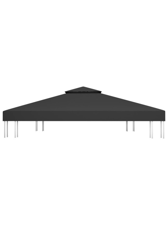 Nojumes jumta pārsegs, divdaļīgs, 310 g/m², 4x3 m, melns