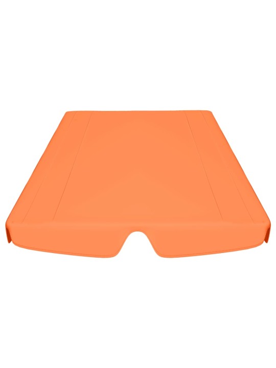 Dārza šūpoļu rezerves jumtiņš, oranžs, 150/130x105/70 cm