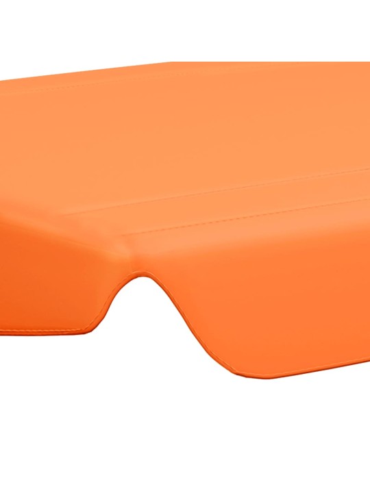 Dārza šūpoļu rezerves jumtiņš, oranžs, 150/130x105/70 cm