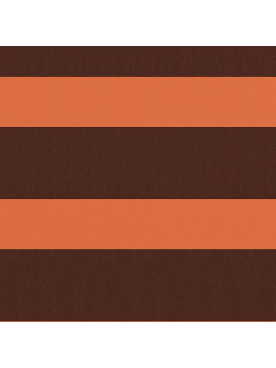 Balkona aizslietnis, 90x300 cm, oranžs un brūns oksforda audums