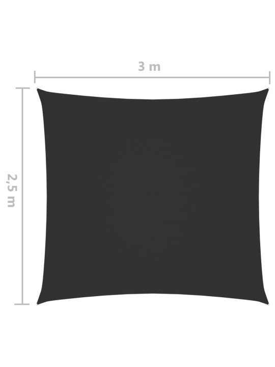 Saulessargs, taisnstūra, 2,5x3 m, pelēks oksforda audums