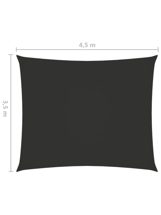 Saulessargs, taisnstūra, 3,5x4,5 m, pelēks oksforda audums
