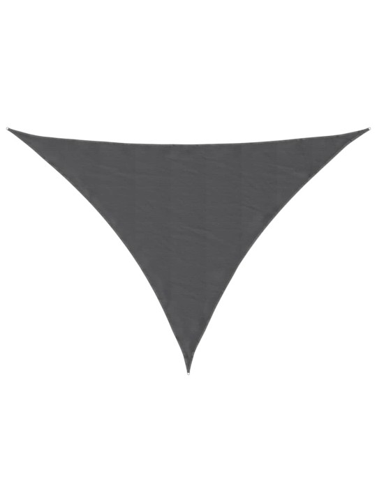 Saulessargs, 3x4x5 m, trijstūra, antracītpelēks oksforda audums