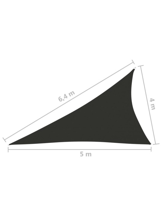 Saulessargs, 4x5x6,4 m, trijstūra, antracītpelēks audums