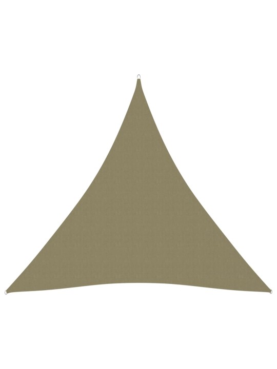 Saulessargs, 4,5x4,5x4,5 m, trijstūra, bēšs oksforda audums