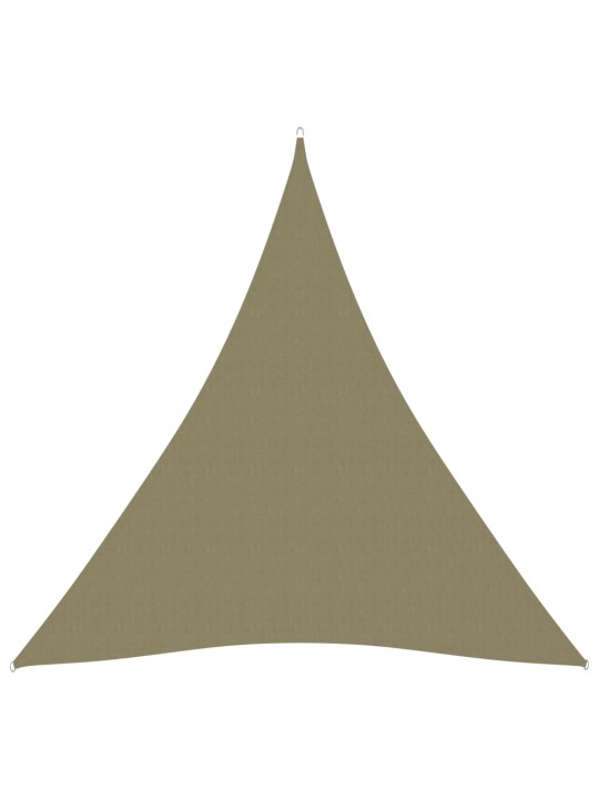 Saulessargs, 4x5x5 m, trijstūra forma, bēšs oksforda audums