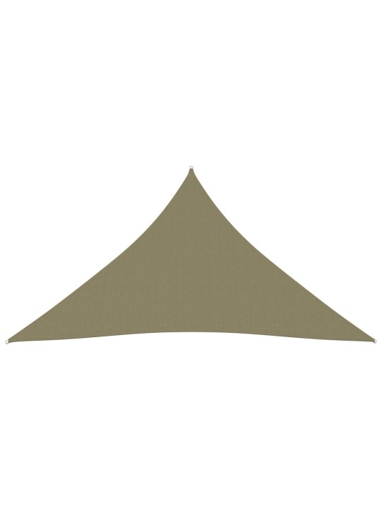 Saulessargs, 4x5x5 m, trijstūra forma, bēšs oksforda audums