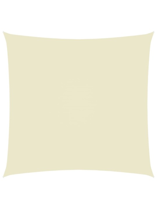 Saulessargs, 6x6 m, kvadrāta forma, krēmkrāsas oksforda audums