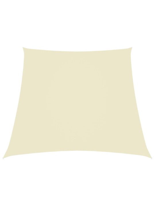 Saulessargs, 3/4x3m, trapeces forma, krēmkrāsas oksforda audums