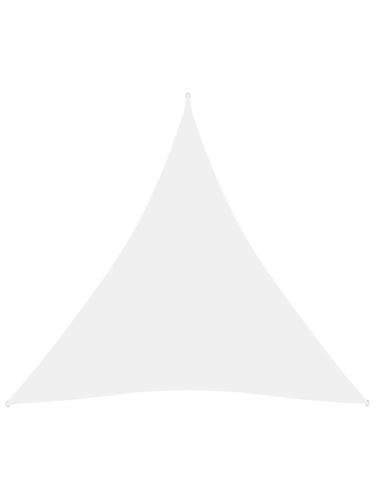 Saulessargs, 4,5x4,5x4,5 m, trijstūra, balts oksforda audums