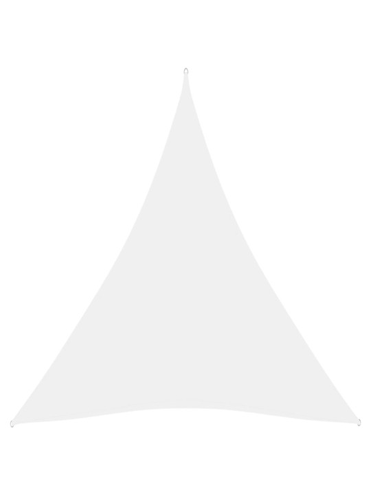 Saulessargs, 4x5x5 m, trijstūra forma, balts oksforda audums