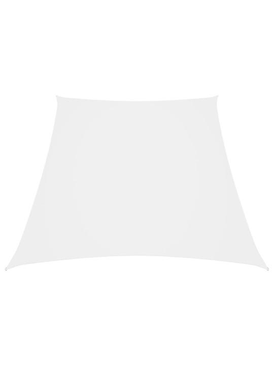 Saulessargs, 2/4x3 m, trapeces forma, balts oksforda audums