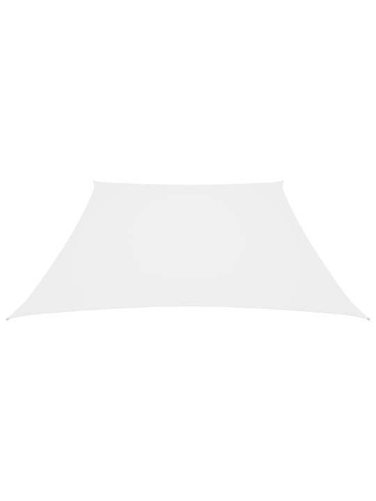Saulessargs, 2/4x3 m, trapeces forma, balts oksforda audums