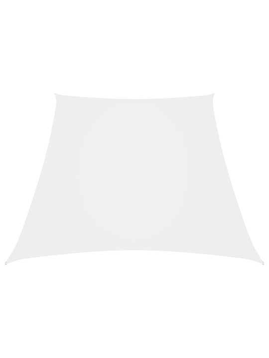 Saulessargs, 4/5x4 m, trapeces forma, balts oksforda audums