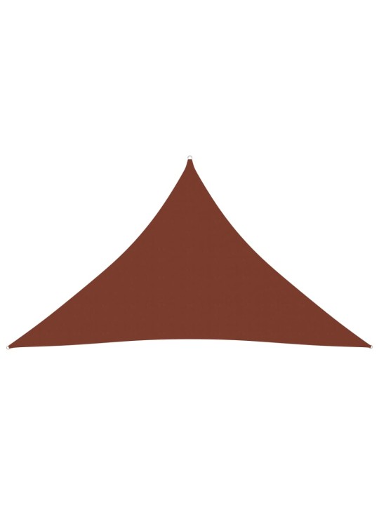 Saulessargs, 2,5x2,5x3,5 m, trijstūra forma, sarkanbrūns audums