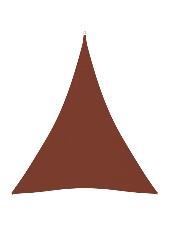 Saulessargs, 3x4x4 m, trijstūra, sarkanbrūns oksforda audums