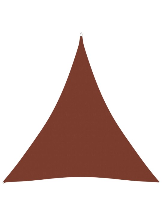 Saulessargs, 4,5x4,5x4,5 m, trijstūra, sarkanbrūns audums