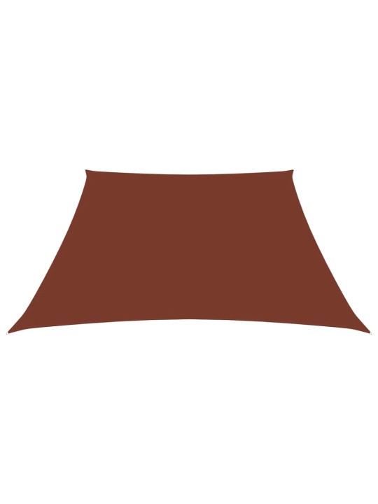 Saulessargs, 3/5x4 m, trapeces forma, sarkanbrūns audums