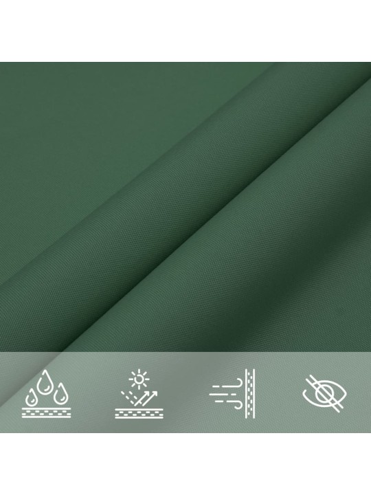 Saulessargs, 2x2 m, kvadrāta forma, tumši zaļš oksforda audums