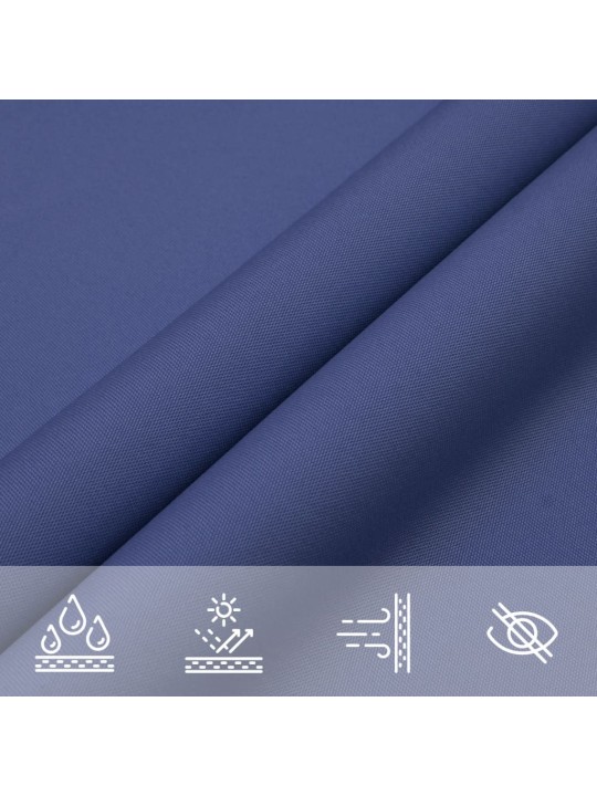 Saulessargs, 2,5x2,5 m, kvadrāta forma, zils oksforda audums
