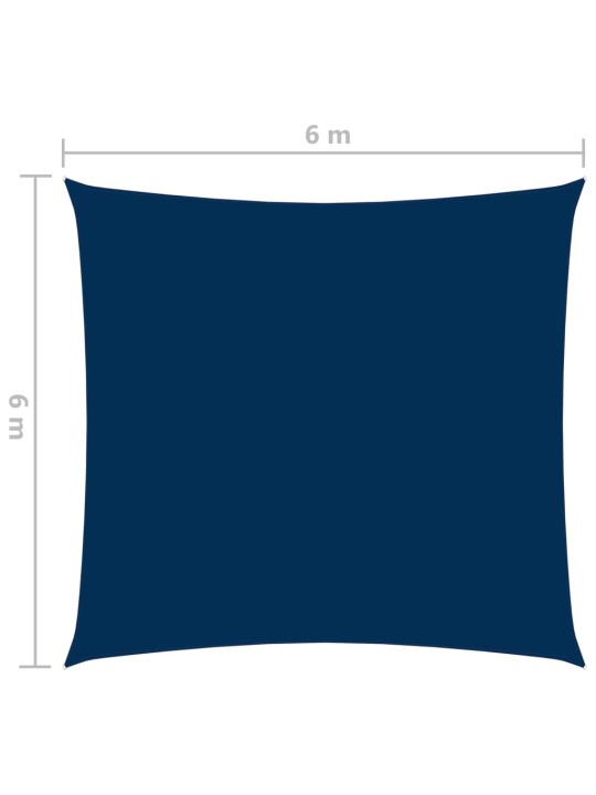 Saulessargs, 6x6 m, kvadrāta forma, zils oksforda audums