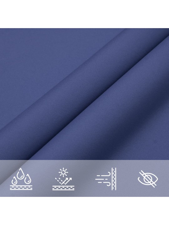Saulessargs, 2,5x2,5x3,5 m, trijstūra, zils oksforda audums