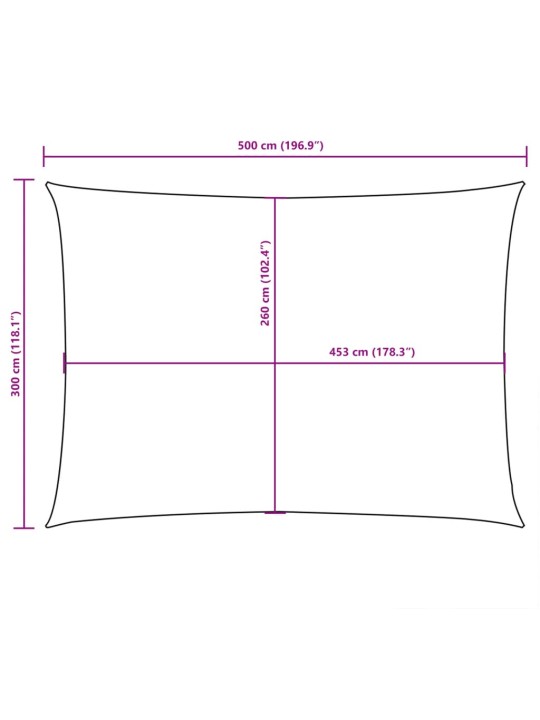 Saulessargs, taisnstūra forma, 3x5 m, dzeltens oksforda audums