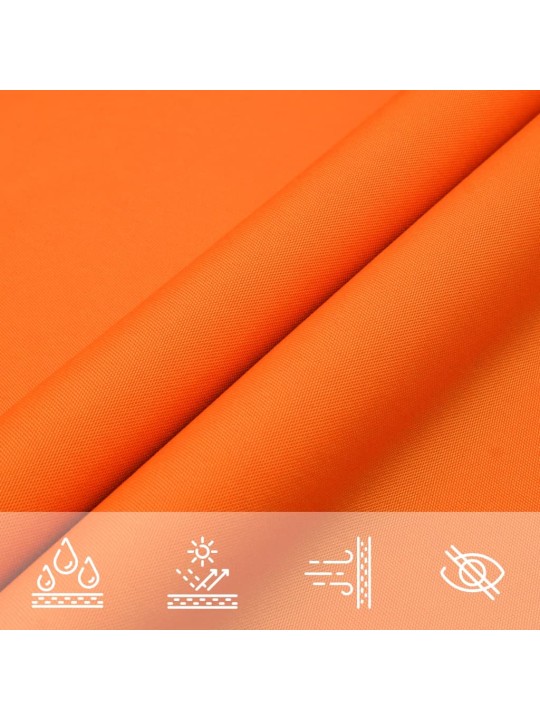 Saulessargs, taisnstūra forma, 3,5x5 m, oranžs oksforda audums