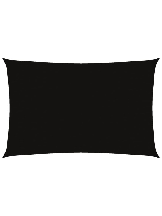 Saulessargs, taisnstūra forma, 2,5x5 m, melns oksforda audums