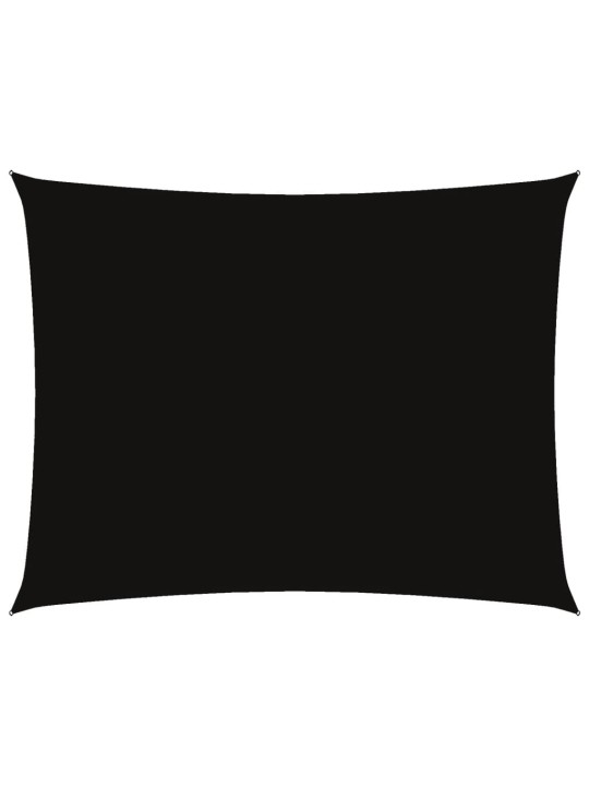 Saulessargs, taisnstūra forma, 5x6 m, melns oksforda audums