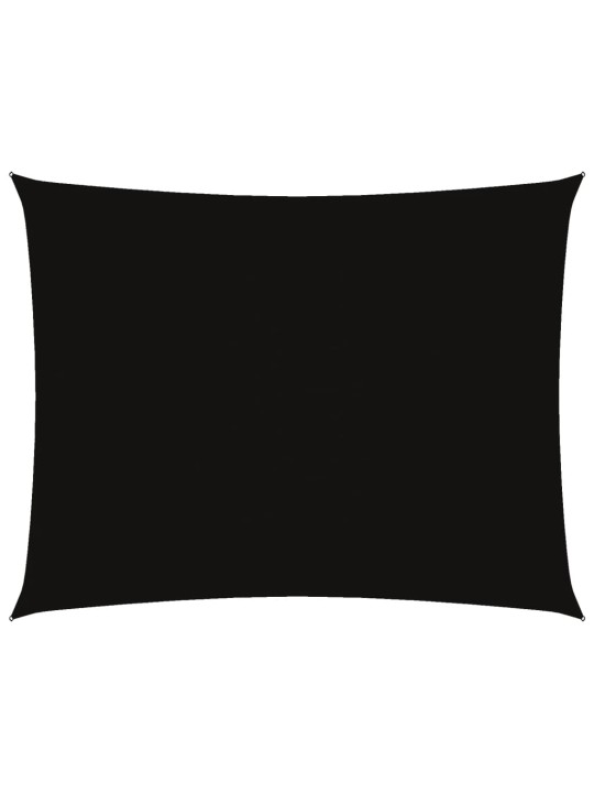Saulessargs, taisnstūra forma, 5x7 m, melns oksforda audums