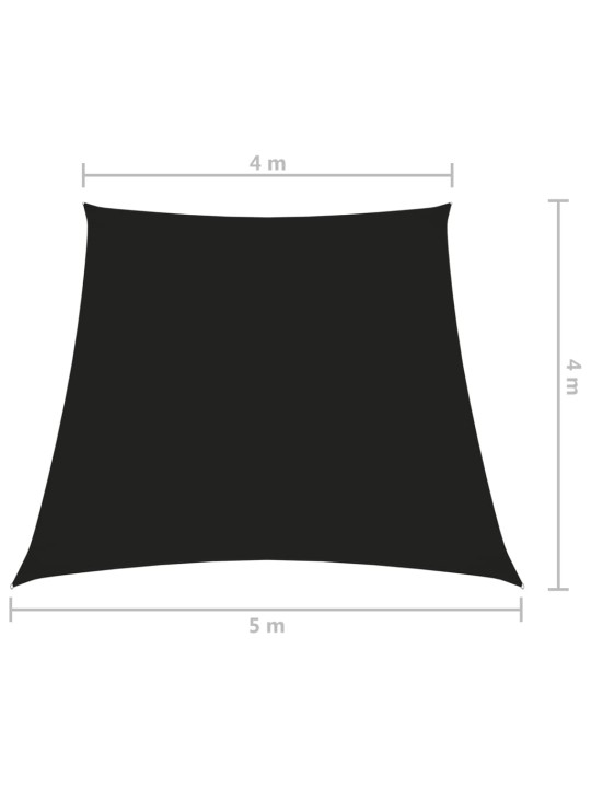Saulessargs, 4/5x4 m, trapeces forma, melns oksforda audums