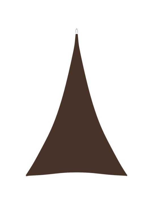 Saulessargs, 4x5x5 m, trijstūra forma, brūns oksforda audums