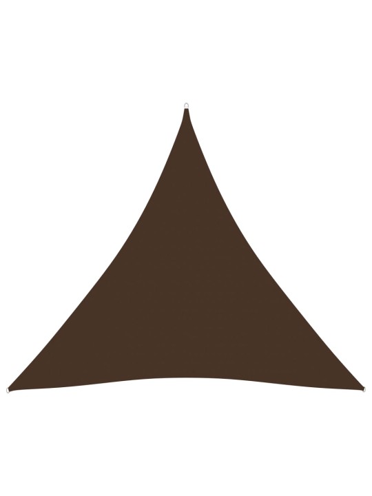 Saulessargs, 5x5x5 m, trijstūra, brūns oksforda audums
